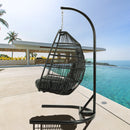 EGG SHAPE SWING CHAIR PATIO GRADEN HOME - Atlantic Fine Furniture Inc
