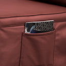 Sofa Bed 4 in 1 Ottoman Sleeper Bed Convertible Chair Bed with Adjustable Back Breathable Sleeper Guest Bed for Small Room, Orange Red - Atlantic Fine Furniture Inc