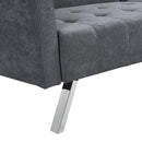 Sofa Bed Convertible Folding Dark Grey Lounge Couch Loveseat Sleeper Sofa  Armrests Living Room Bedroom Apartment Reading Room - Atlantic Fine Furniture Inc