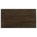Wes - Rectangular Wood Dining Table - Dark Walnut - Atlantic Fine Furniture Inc