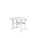 HDPE Round Dining Table, White - Atlantic Fine Furniture Inc