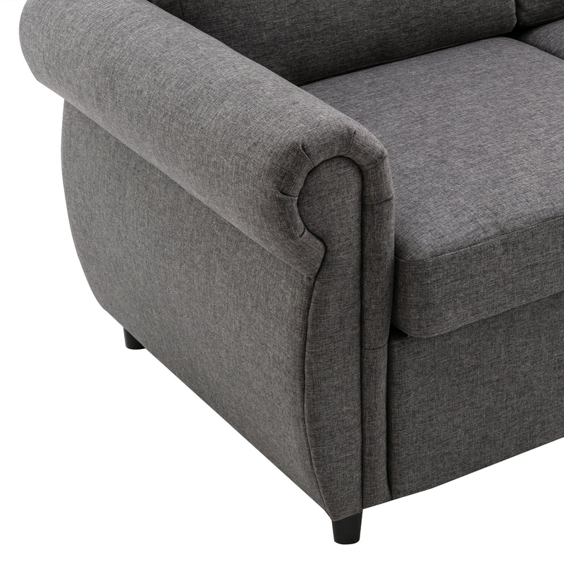 Orisfur Pull Out Sofa Bed  Loveseat Sleeper with Twin Size Memory Mattress for Living Room Spaces - Atlantic Fine Furniture Inc