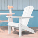 HDPE Adirondack Chair Sunlight Resistant no-Fading Snowstorm Resistant Outdoor Chair Patio Adirondack Chairs Ergonomic Comfort Widely Used for Fire Pits Decks Gardens,Campfire Chairs - White - Atlantic Fine Furniture Inc