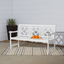 Bradley Outdoor Patio Diamond 5-foot Bench - Atlantic Fine Furniture Inc