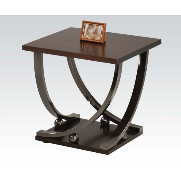 Isiah - End Table - Black Nickel