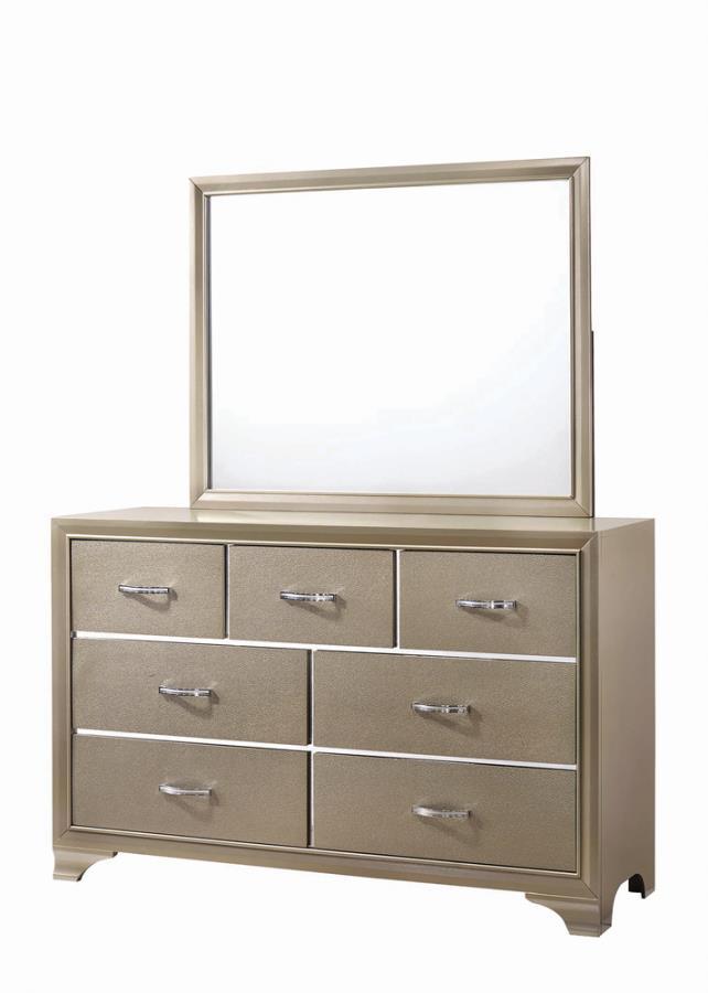 Beaumont - 7-Drawer Dresser - Champagne