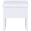 Harvey - 2-piece Vanity Set with Lift-Top Stool - Atlantic Fine Furniture Inc