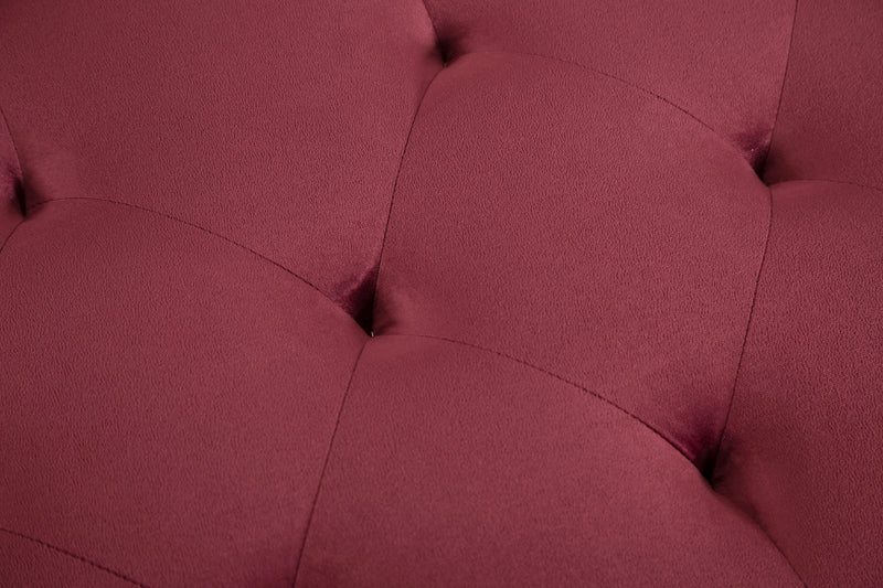 Convertible Sofa bed sleeper red velvet（W223S00006、W223S00458、W223S00873）
