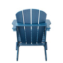 Classic Solid All-weather Folding Plastic Adirondack Chair - Atlantic Fine Furniture Inc