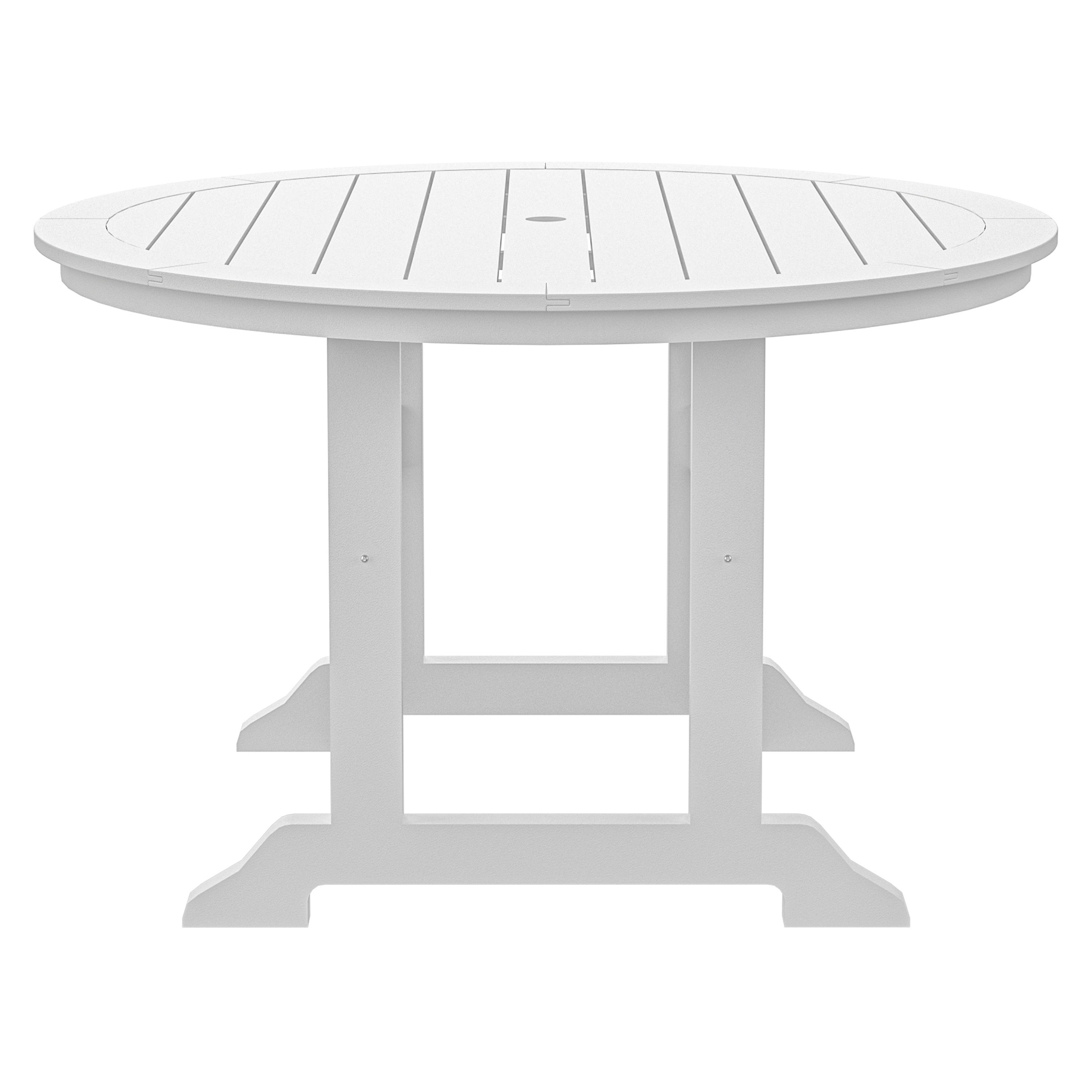 HDPE Round Dining Table, White - Atlantic Fine Furniture Inc