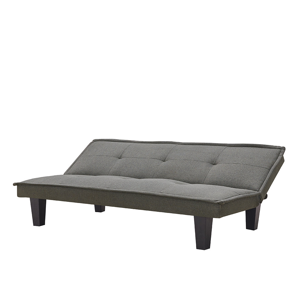 Modern Fabric Futon Sofa Bed , Convertible Folding Futon Sofa Bed Sleeper for Home Living Room .（Light Grey ） - Atlantic Fine Furniture Inc