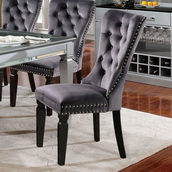 Alena - Side Chair (Set of 2) - Dark Gray