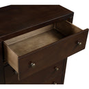 Classic Rich Brown 3 Pieces Queen Bedroom Set (Queen Bed + Nightstand+ Chest) - Atlantic Fine Furniture Inc