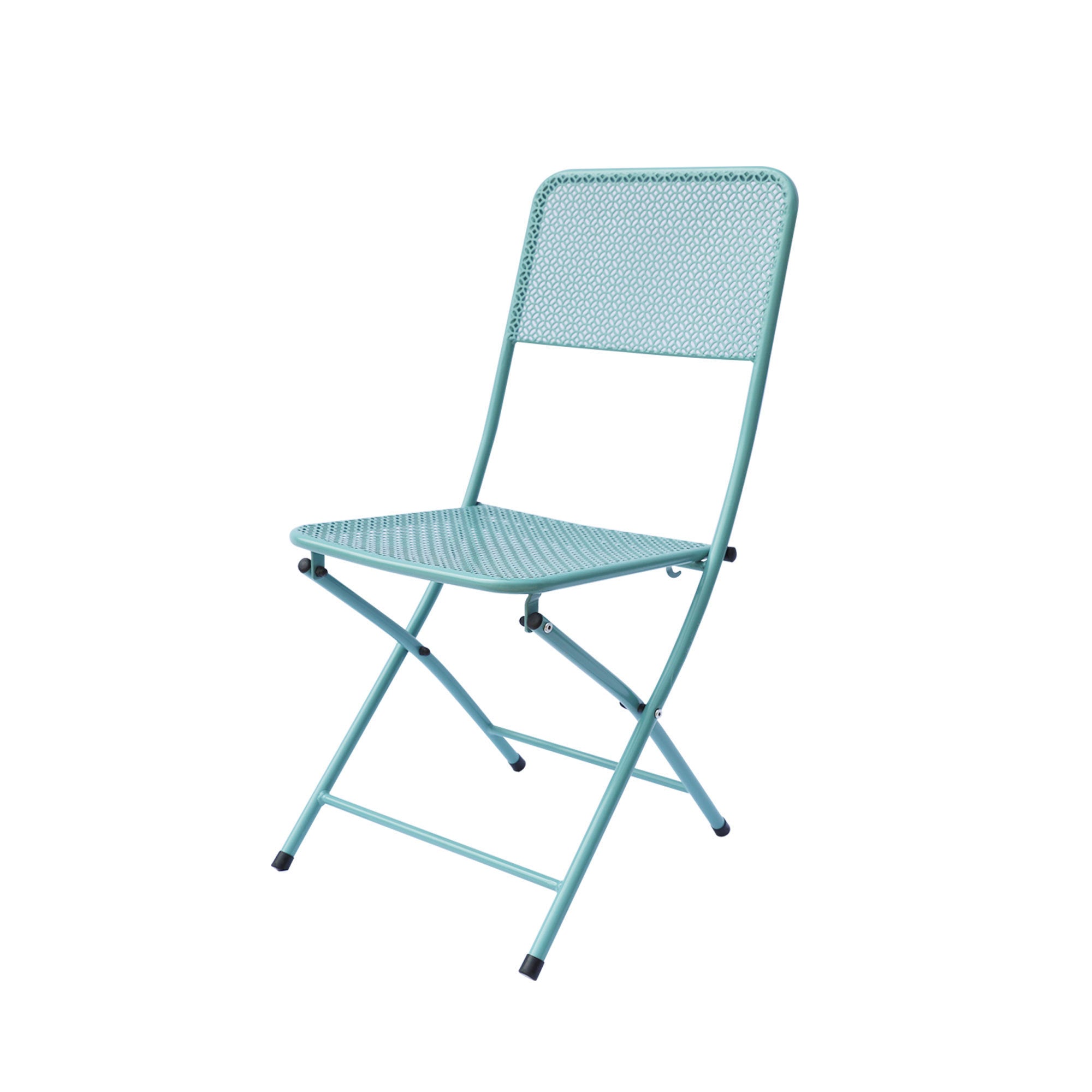 Premium Steel Patio Bistro Set, Folding Outdoor Patio Furniture Sets, 3 Piece Patio Set of Foldable Patio Table and Chairs - Atlantic Fine Furniture Inc