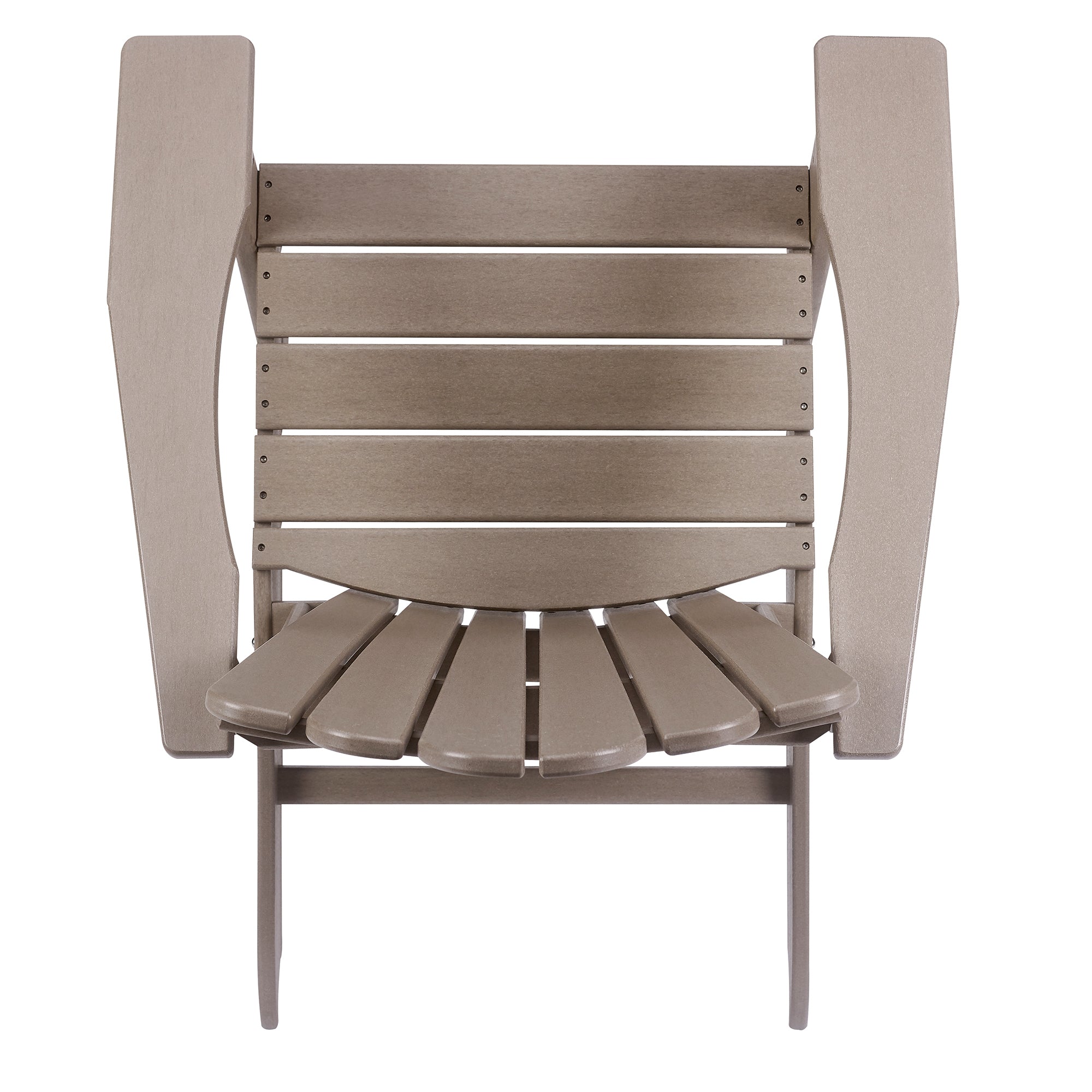 Classic Outdoor Adirondack Chair Set of 2 for Garden Porch Patio Deck Backyard, Weather Resistant Accent Furniture, Brown - Atlantic Fine Furniture Inc