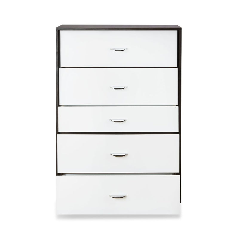 This beautiful Eloy chest of drawers boasts of contemporary style.