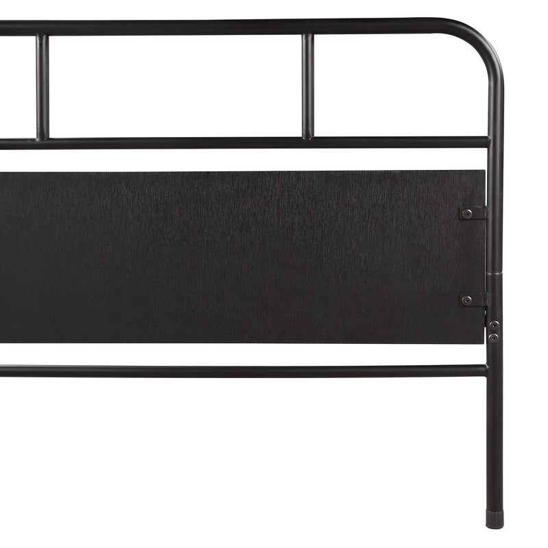 Metal Daybed Platform Bed Frame With Trundle Built-In Casters - Size
