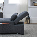 [Video] Welike 24.5"W Sleeper sofa bed, convertible chair 4 in 1 multifunctional folding sleeper sofa bed pull out sleeper sofa bed with adjustable backrest, single bed chair for small spaces - Atlantic Fine Furniture Inc