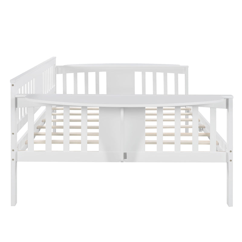 Full Daybed - Wood Slat Support - White