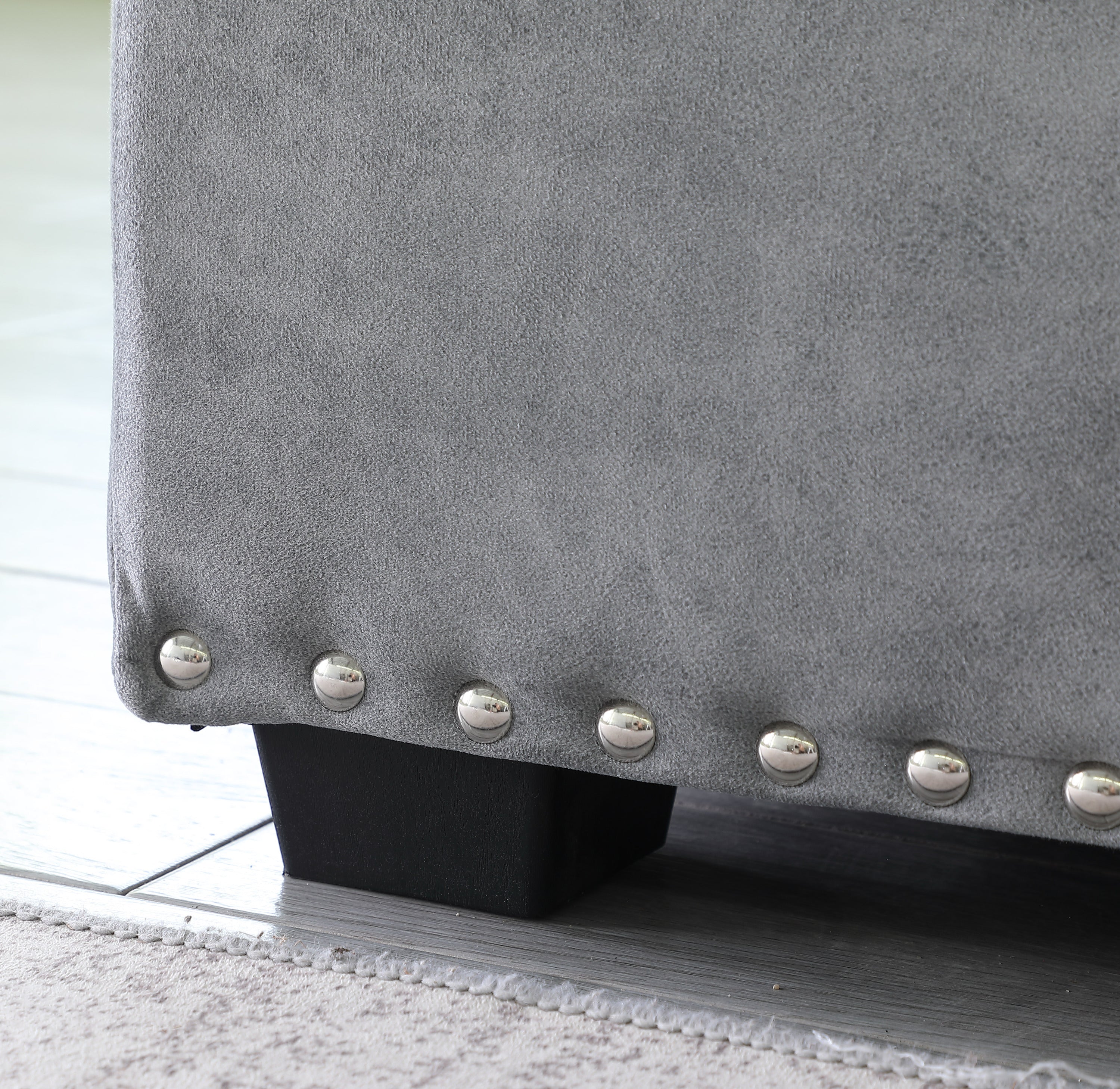 Reversible Sleeper Sectional Storage Sofa Bed,Corner Sofa-Bed With Storage,3 Seat Both Left Handed And Right Handed,Nailheaded - Atlantic Fine Furniture Inc