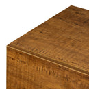 MDF UP And Down WALL-MOUNTED TV Cabinet With Three Drawers & LED Lights,Walnut - Atlantic Fine Furniture Inc