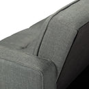 FUTON SLEEPER SOFA WITH 2 PILLOWS Dark gray FABRIC（same as W223S01338、W223S00991。Size difference, See Details in page.） - Atlantic Fine Furniture Inc