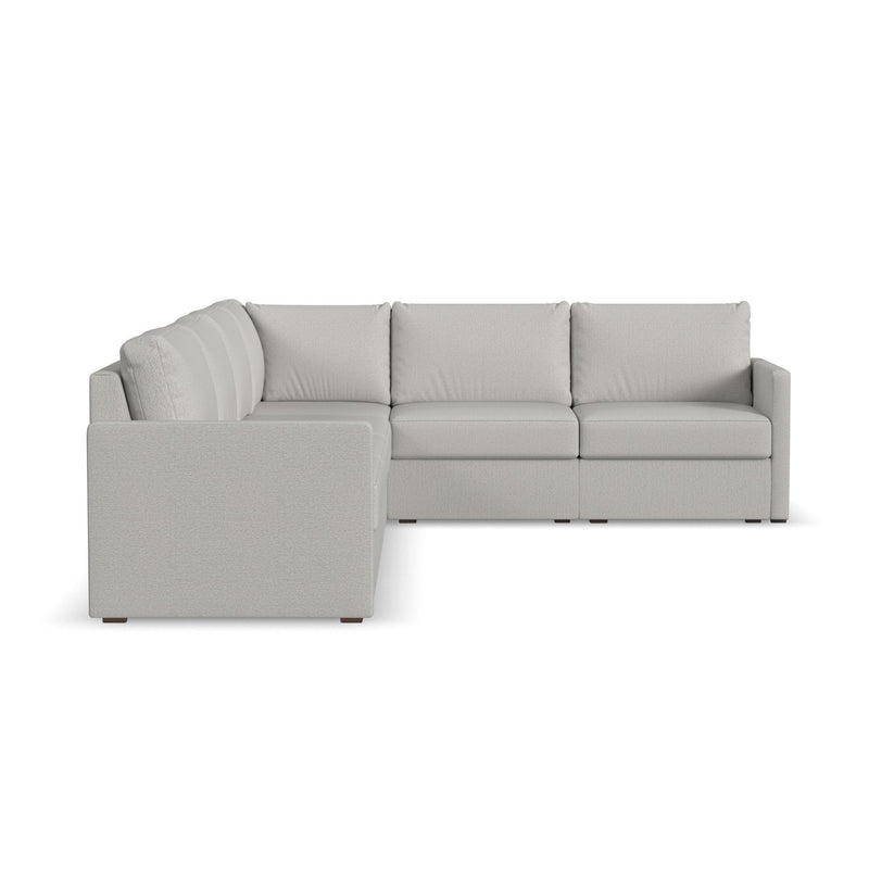 Flex - 6 Seat Sectional - Pearl Silver