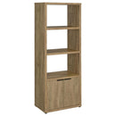 Tabby - 3-Shelf Engineered Wood Media Tower - Mango - Atlantic Fine Furniture Inc