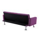Convertible Folding Sofa Bed with Armrest , Fabric Sleeper Sofa Couch for Living Room . - Atlantic Fine Furniture Inc