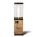 Wood-effect 41,000 BTU Outdoor Propane Standing Patio Heater - Atlantic Fine Furniture Inc