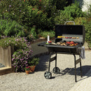 Multi-function Stainless Steel Charcoal 30" Barrel BBQ Grill Barbecue Smoker Barbecue Smokers Tool Kits  for Outdoor Picnic Patio Backyard Camping Cooking - Atlantic Fine Furniture Inc