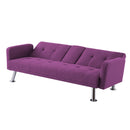 Convertible Folding Sofa Bed with Armrest , Fabric Sleeper Sofa Couch for Living Room . - Atlantic Fine Furniture Inc