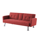 Convertible Folding Sofa Bed with Armrest , Fabric Sleeper Sofa Couch for Living Room . - Atlantic Fine Furniture Inc