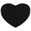Aiko - Heart Shaped LED Light Wall Mirror - Silver - Atlantic Fine Furniture Inc