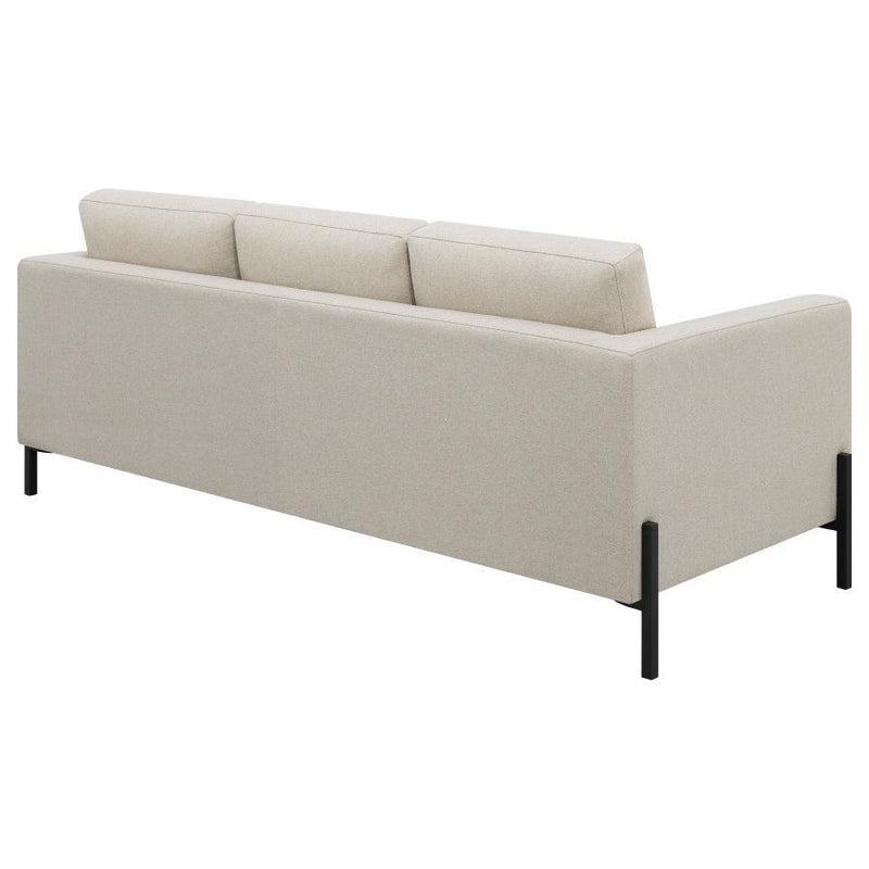 Tilly - Upholstered Track Arm Sofa - Oatmeal