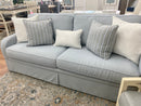 Custom Scroll Arm Skirted Sofa - Atlantic Fine Furniture Inc