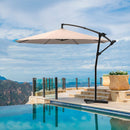LAUSAINT HOME Patio Umbrellas Cantilever Umbrella Offset Hanging Umbrellas 10 FT Outdoor Market Umbrella for Garden, Deck, Backyard, Pool and Beach - Atlantic Fine Furniture Inc