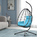 Hanging Indoor/Outdoor Egg Chair with Stand - Atlantic Fine Furniture Inc
