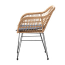 Liriope Outdoor Patio Bistro Set 3 Piece Rattan Seating Group with Cushions - Atlantic Fine Furniture Inc