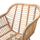 Liriope Outdoor Patio Bistro Set 3 Piece Rattan Seating Group with Cushions - Atlantic Fine Furniture Inc