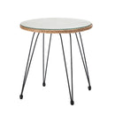 Liriope Outdoor Patio Bistro Set 3 Piece Rattan Seating Group with Cushions - Atlantic Fine Furniture Inc