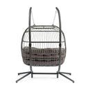 Luxury 2 Person X-Large Double Swing Chair Wicker Hanging Egg Chair - Atlantic Fine Furniture Inc