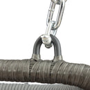 Luxury 2 Person X-Large Double Swing Chair Wicker Hanging Egg Chair - Atlantic Fine Furniture Inc