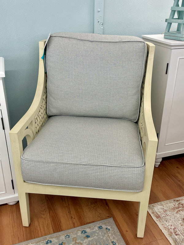 Custom Capris Grey Occasional Chair